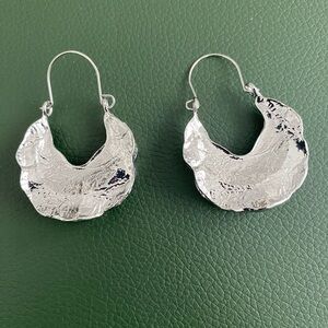 Elegant Silver Hoop Earrings